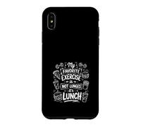 Mon Exercice Prefere C'est Le Dejeuner Humour Coque pour iPhone XS Max