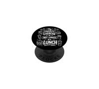 Mon Exercice Prefere C'est Le Dejeuner Humour PopSockets PopGrip Adhésif