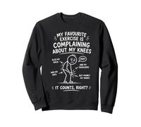 Mon Exercice préféré est Plaining Stickman Stick Figure Sweatshirt