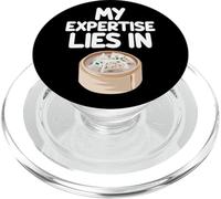 Mon Expertise réside dans la Nourriture cantonaise de Chine du Sud Dim Sum PopSockets PopGrip pour MagSafe