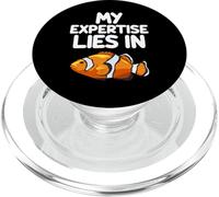 Mon Expertise réside dans Les Poissons Clownfish anémone océan Pacifique PopSockets PopGrip pour MagSafe