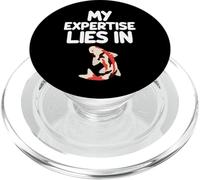 Mon expertise réside dans l'harmonie des symboles du poisson koï, de la carpe japonaise PopSockets PopGrip pour MagSafe