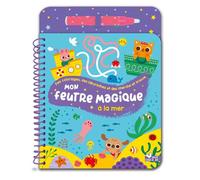 Mon feutre magique à la mer - avec feutre à réservoir d'eau - Bérengère Staron - Deux Coqs D'or - relié - Document jeunesse