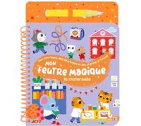 Mon feutre magique - La maternelle - avec feutre à réservoir d'eau - Collectif - Deux Coqs D'or - relié - Document jeunesse