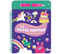 Mon feutre magique Licornes en folie ! + feutre reservoir eau - Marine Fleury - Deux Coqs D'or - Boîte ou accessoire - Jeux livres objets