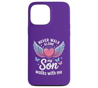 Mon Fils Marche avec Moi à la mémoire de ma mère en deuil Coque pour iPhone 13 Pro Max
