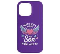 Mon Fils Marche avec Moi à la mémoire de ma mère en deuil Coque pour iPhone 14 Pro Max