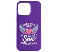 Mon Fils Marche avec Moi à la mémoire de ma mère en deuil Coque pour iPhone 15 Pro Max