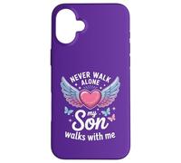 Mon Fils Marche avec Moi à la mémoire de ma mère en deuil Coque pour iPhone 16 Plus
