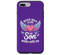 Mon Fils Marche avec Moi à la mémoire de ma mère en deuil Coque pour iPhone 7 Plus/8 Plus