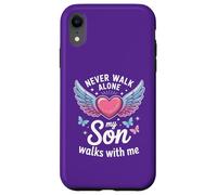 Mon Fils Marche avec Moi à la mémoire de ma mère en deuil Coque pour iPhone XR