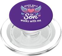 Mon Fils Marche avec Moi à la mémoire de ma mère en deuil PopSockets PopGrip pour MagSafe