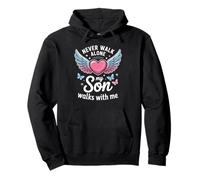 Mon Fils Marche avec Moi à la mémoire de ma mère en deuil Sweat à Capuche