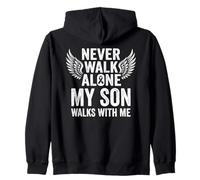 Mon Fils Marche avec Moi Parents en deuil Sweat à Capuche