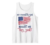 Mon Fils préféré m'a acheté ce drôle de 4 Juillet Patriotique Débardeur