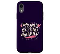 Mon fils va se marier, jour de mariage amusant pour les parents fiers Coque pour iPhone XR