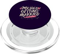Mon fils va se marier, jour de mariage amusant pour les parents fiers PopSockets PopGrip pour MagSafe
