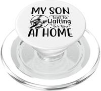 Mon Fils Vous attendra au Baseball à Domicile PopSockets PopGrip pour MagSafe