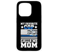 Mon Flic préféré m'appelle Mom of Police Coque pour iPhone 15 Pro