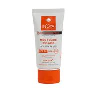 Mon fluide solaire SPF50 - IN'OYA - Sans traces blanches, crème solaire SPF50 - Protection solaire pour le visage - 50ML