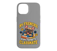 Mon Frenchie est Mon camarade de Classe préféré, French Bulldog Kids Coque pour iPhone 14