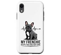 Mon Frenchie Permet à ce médecin de mener Une Vie vétérinaire Saine Coque pour iPhone XR