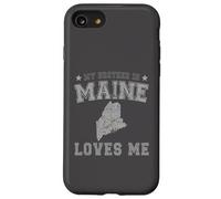 Mon frère dans Le Maine m'aime America Vintage State Coque pour iPhone SE (2020) / 7/8