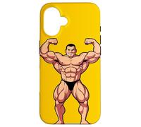 Mon frère est Un Bodybuilder Coque pour iPhone 16