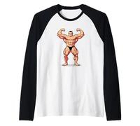 Mon frère est Un Bodybuilder Manche Raglan
