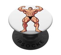 Mon frère est Un Bodybuilder PopSockets PopGrip Adhésif