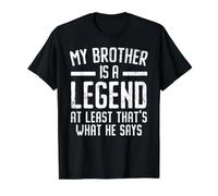 Mon frère est Une légende Best Bro Ever Brotherhood T-Shirt Graphique avec Valeur