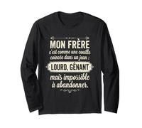 Mon Frère Humour Cadeau Frère Rigolo Drole Freres Manche Longue