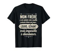 Mon Frère Humour Cadeau Frère Rigolo Drole Freres T-Shirt Graphique avec Valeur