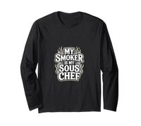 Mon fumeur est mon sous-chef qui fume de la viande Manche Longue