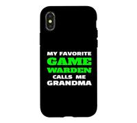 Mon Gardien de Chasse préféré Dit Que ma Grand-mère est fière de Moi Coque pour iPhone X/XS