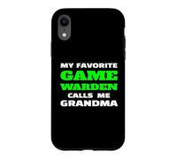 Mon Gardien de Chasse préféré Dit Que ma Grand-mère est fière de Moi Coque pour iPhone XR