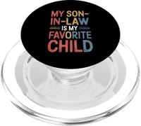 Mon Gendre Est Mon Enfant Préféré Citation Drôle Famille PopSockets PopGrip pour MagSafe