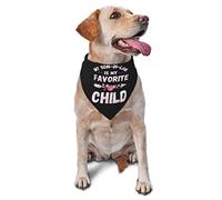 Mon Gendre est Mon Enfant préféré Printemps Chien Bandanas Garçon en Vrac Chiot Foulard Réglable Doux Triangle Bavoirs Accessoires pour Petits Moyens Grands Chiens Chats Blanc