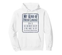Mon Genre De Langue Étrangère Modèle De Crochet Drôle Sweat à Capuche