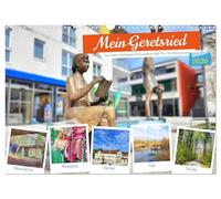 Mon Geretsried - ville de l'Isar dans le district de Bad Tölz-Wolfratshausen en Haute-Bavière, Version française (Calendrier mural 2026 DIN A3 portrait), Calendrier CALVENDO mensuel