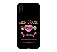 Mon Grand Amour est Un Berger americain Miniature Coque pour iPhone XS Max