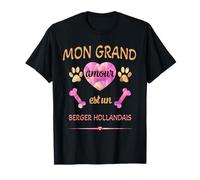 Mon grand amour est un Berger hollandais T-Shirt
