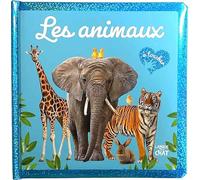 Mon grand Bébé touche-à-tout - Les animaux - Livre avec matières - Imagier avec photos - Dès 1 an