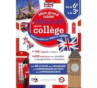 Collectif – Mon grand cahier d'anglais spécial collège – Broché – Larousse