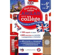Collectif – Mon grand cahier d'anglais spécial collège – Broché – Larousse
