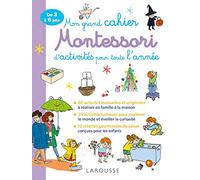 Larousse – Mon grand cahier Montessori – d'activités pour toute l'année