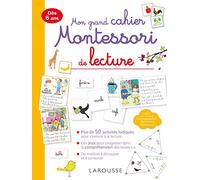 Mon grand cahier Montessori de lecture – Larousse