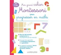 Mon grand cahier MONTESSORI pour progresser en MATHS - Delphine Urvoy - Larousse - broché - Scolaire / Universitaire
