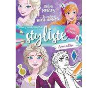 Disney La Reine des Neiges - Je colorie mes amies - Mon grand carnet de styliste - Anna et Elsa - avec stickers