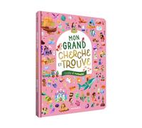 Mon grand cherche et trouve - Contes et merveilles: Un livre grand format avec plus de 350 éléments à retrouver !